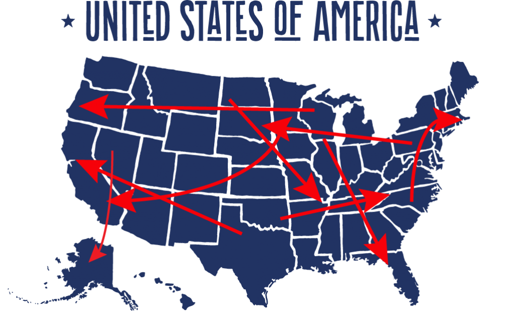 Map of the United States